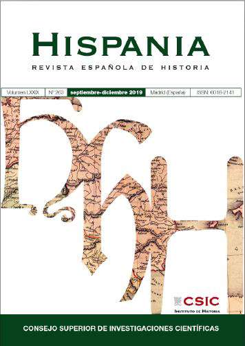 La revista "Hispania" publica el Vol. 82, nº 272 de 2022