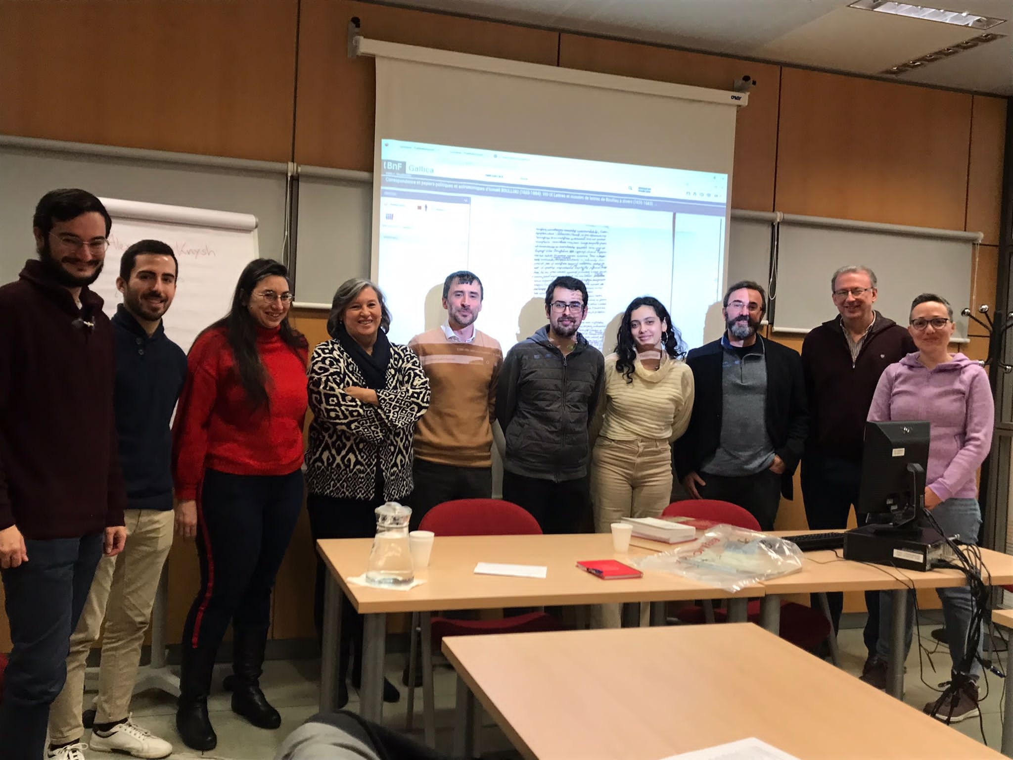 Los alumnos del Máster Universitario en Estudios Clásicos (UCM-UAM-UAH) visitan el Departamento de Estudios Griegos y Latinos del ILC