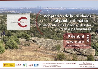 Itinerarios Cicerón-Coloquio Cicerón CSIC: "Adaptación de las ciudades al cambio climático"