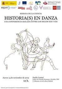 XIX Semana de la Ciencia 2019: "Historia(s) en danza. Una conferencia bailada entre los siglos XIX y XXI"