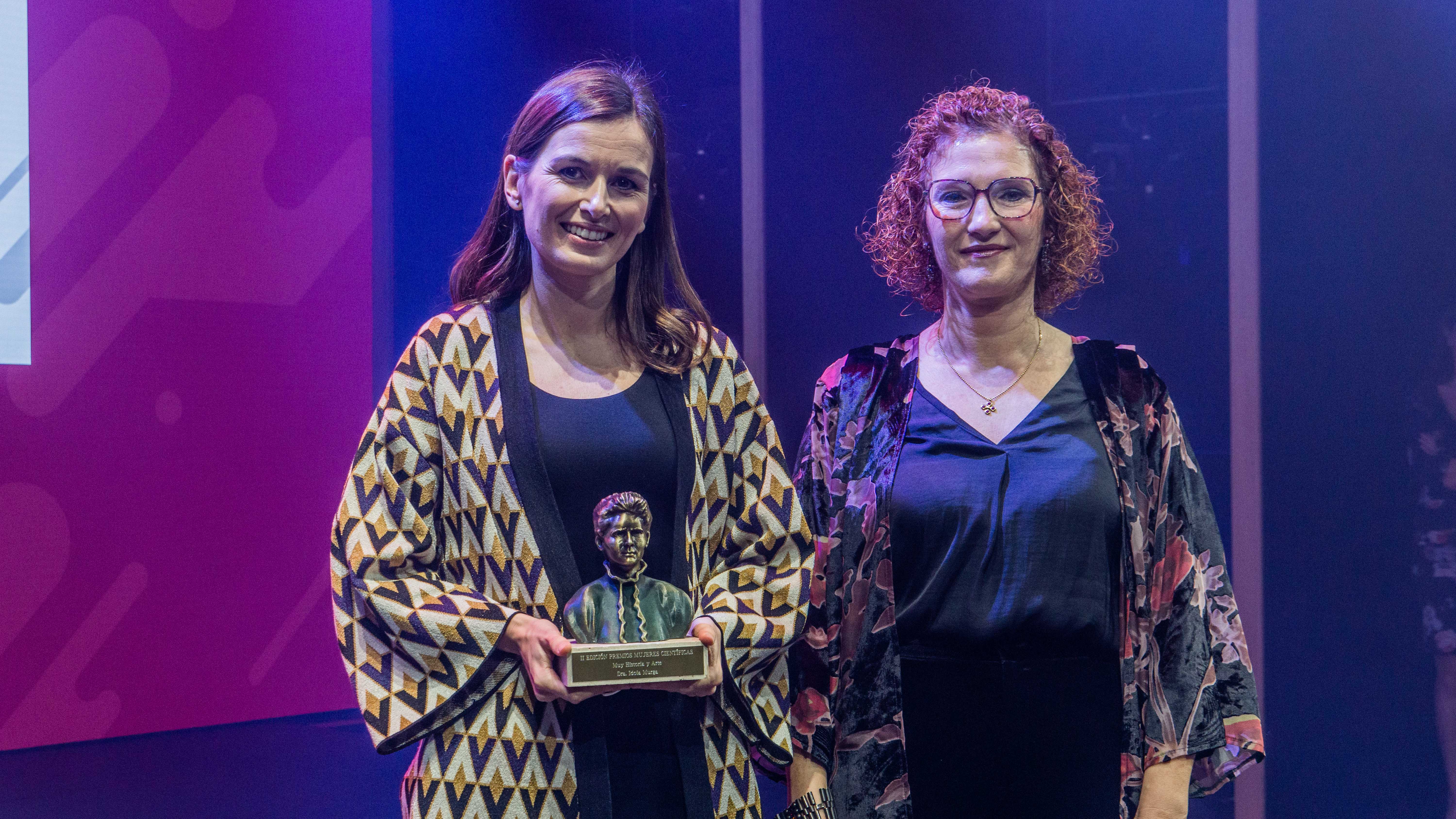 Idoia Murga Castro (IH-CSIC) recibe el premio "Muy Historia y Arte" en la segunda edición de los Premios Jóvenes Científicas fotografía noticia