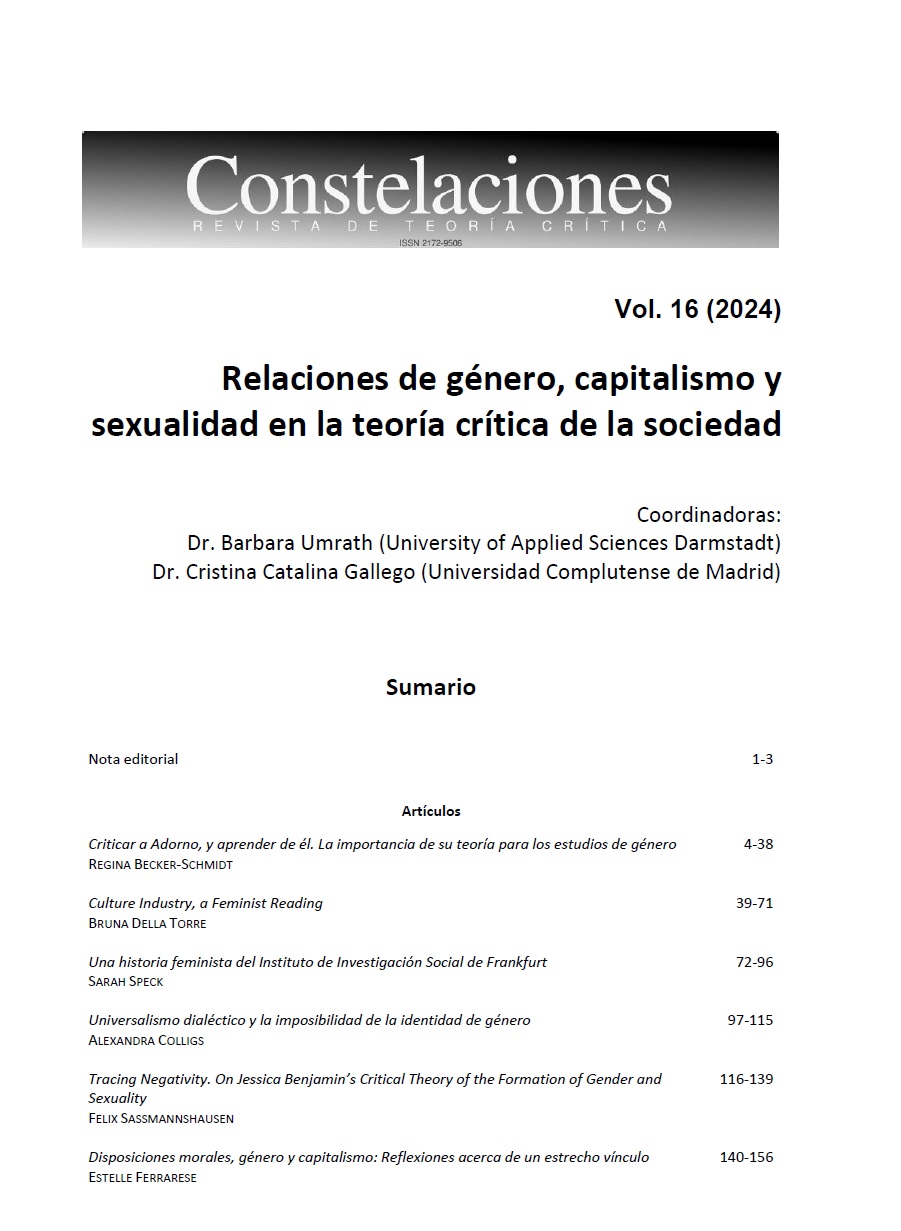 "Constelaciones. Revista de Teoría Crítica" publica un nuevo volumen dedicado a las relaciones entre liberalismo, capitalismo y autoritarismo "Constelaciones. Revista de Teoría Crítica" publica un nuevo volumen dedicado a las relaciones entre liberalismo, capitalismo y autoritarismo