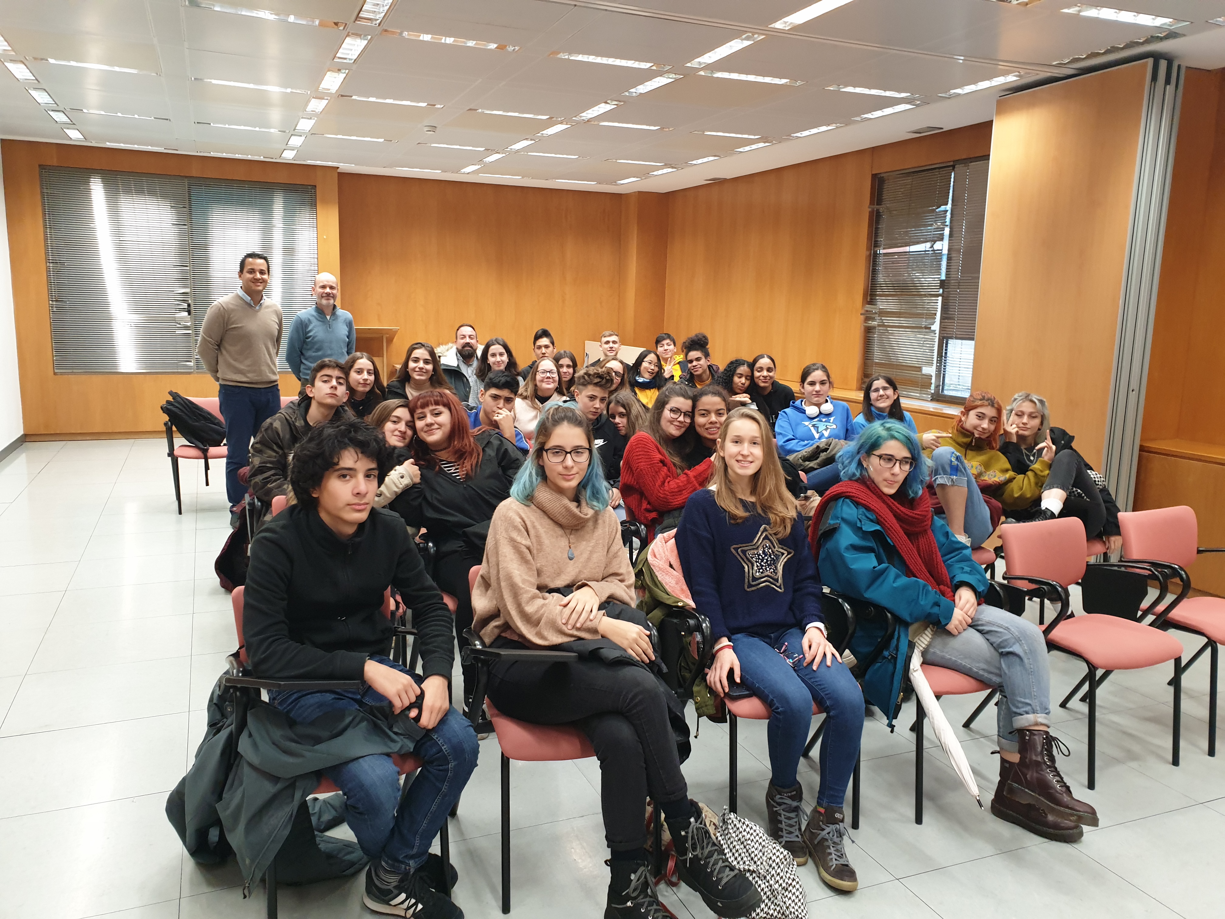 Recibimos al IES Fortuny de Madrid Recibimos al IES Fortuny de Madrid