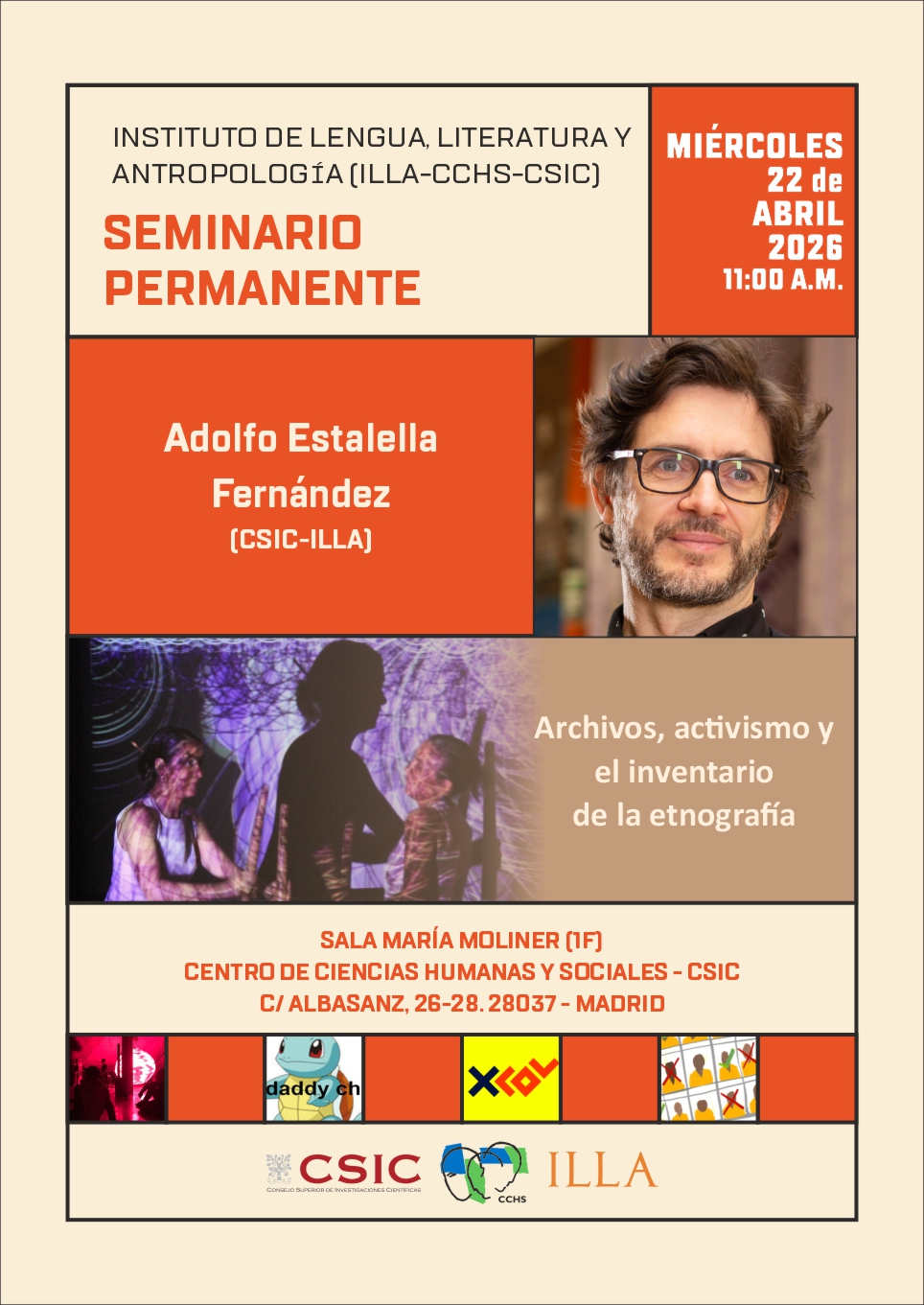 Seminario permanente del ILLA: "Archivos, activismo y el inventario de la etnografía"