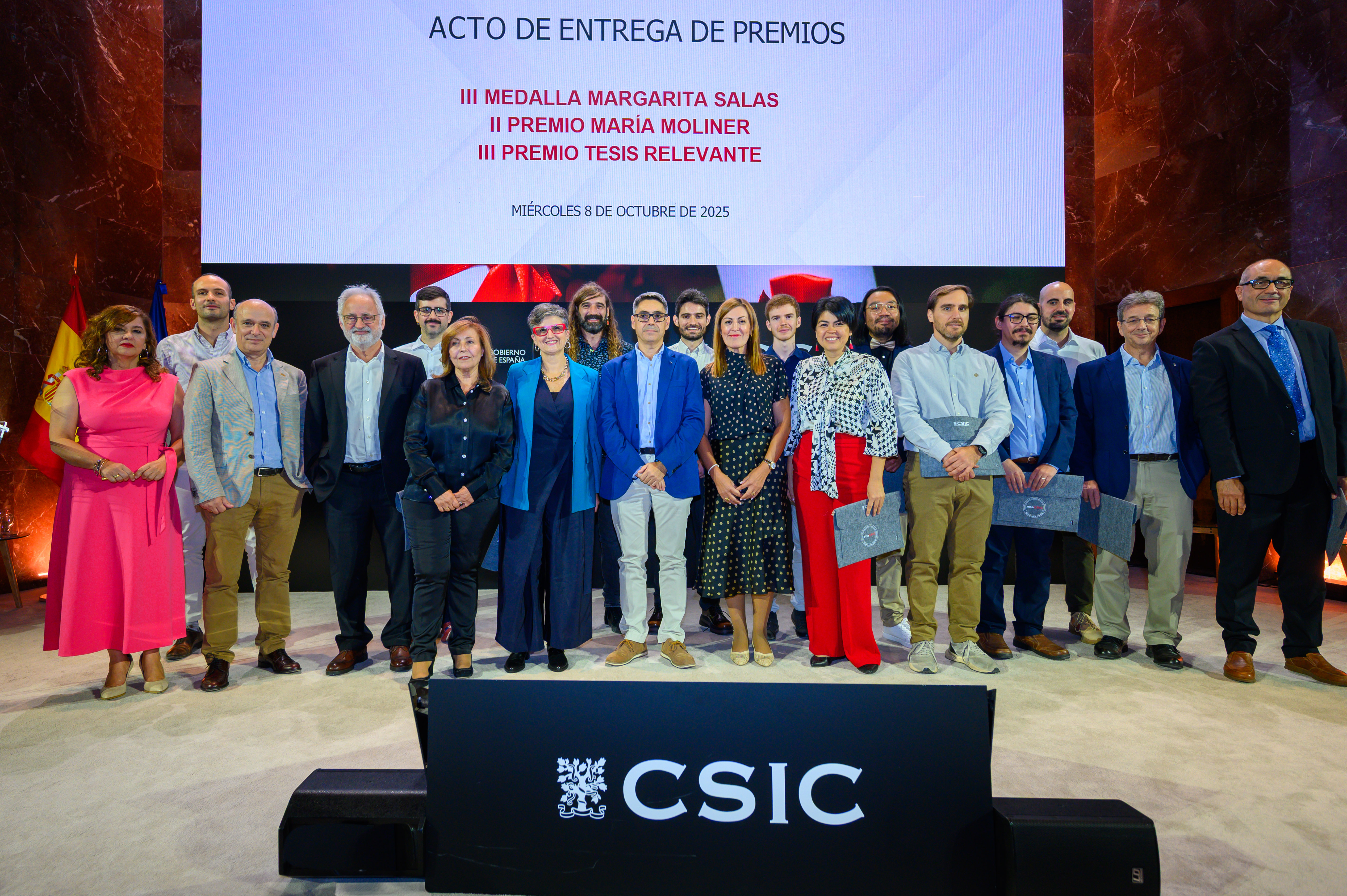 Foto de las personas premiadas/ César Hernández (CSIC) Foto de las personas premiadas/ César Hernández (CSIC)