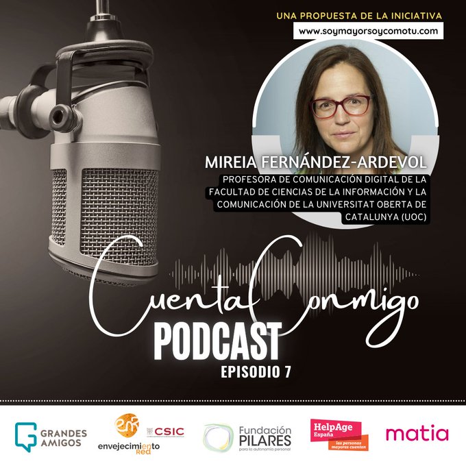 Celebramos el Día Internacional de las Personas Mayores con un nuevo episodio de "Cuenta Conmigo" sobre edadismo digital Celebramos el Día Internacional de las Personas Mayores con un nuevo episodio de "Cuenta Conmigo" sobre edadismo digital