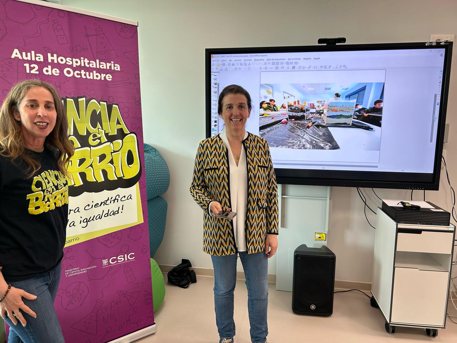 El Instituto de Historia imparte un taller de arqueología en el Hospital 12 de Octubre, dirigido a jóvenes hospitalizados dentro del programa Ciencia en el Barrio El Instituto de Historia imparte un taller de arqueología en el Hospital 12 de Octubre, dirigido a jóvenes hospitalizados dentro del programa Ciencia en el Barrio