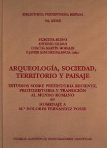 La colección "Bibliotheca Praehistorica Hispana" publica un nuevo título en homenaje a Mª Dolores Fernández Possee Portada del libro