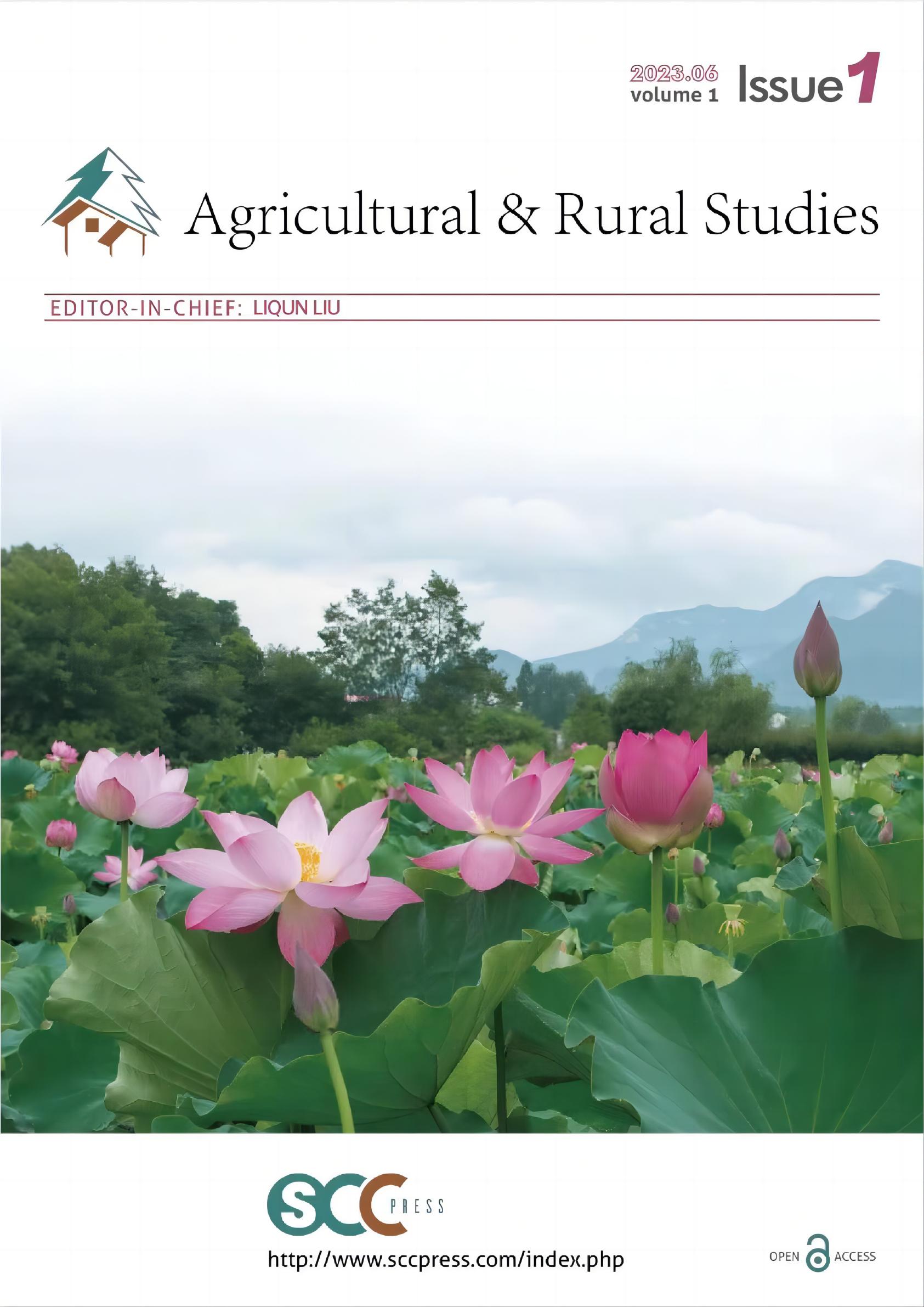 Nace la revista "Agricultural and Rural Studies" incluyendo un artículo de Ángel Paniagua (IPP)