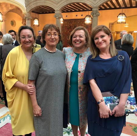 Ángela Nieto, Mercedes García-Arenal, Rosa Menéndez, presidenta del CSIC y Susana Marcos