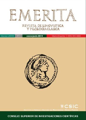 Ya se encuentra disponible el nuevo volumen de la revista 'Emérita' en la que Pablo Toribio (ILC) escribe la reseña a un libro