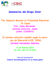 Seminarios del Grupo Inter