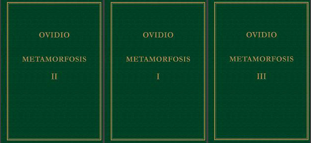 "Alma mater. Colección de autores griegos y latinos" del ILC, publica nuevas ediciones de la "Metamorfosis" de Ovidio Portada del libro