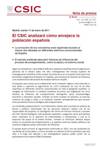 El CSIC analizará cómo envejece la población española (Nota de prensa sobre el proyecto ELES, uno de cuyos responsables es Vicente Rodríguez, IEGD-CCHS) El CSIC analizará cómo envejece la población española (Nota de prensa sobre el proyecto ELES, uno de cuyos responsables es Vicente Rodríguez, IEGD-CCHS)