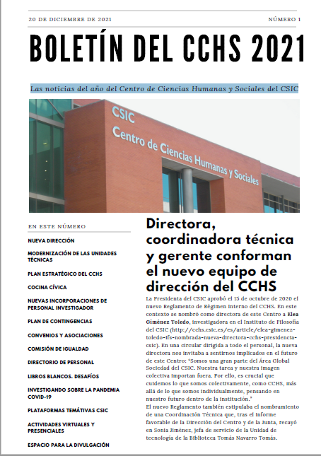 Las noticias del año del Centro de Ciencias Humanas y Sociales del CSIC