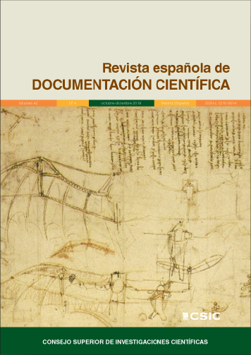 Disponible un nuevo número de la Revista Española de Documentación Científica