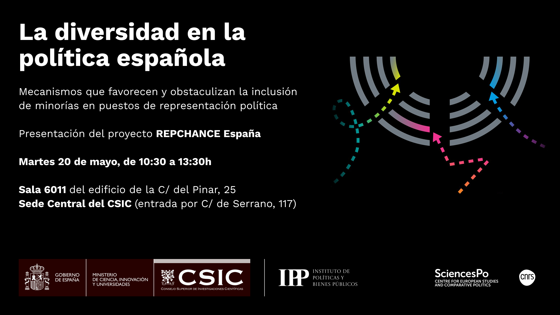 La política española no representa la diversidad social del país: el proyecto REPCHANCE presenta su informe sobre el caso español