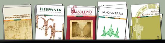 Revistas del CCHS destacadas en el Índice H según Google Scholar Metrics (2011-2015) Imagen revistas CCHS