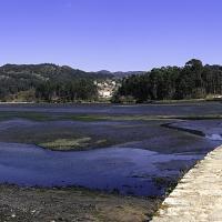 Panorámica de las salinas del s. XVIII de Vilaboa