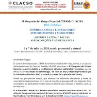 Convocatoria de comunicaciones para el II Simposio CIBAM-CLACSO "América Latina y los Balcanes"