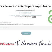 Nuevo buscador de políticas editoriales de acceso abierto. BTNT