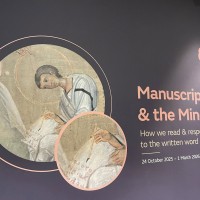 Cartel de la exposición “Manuscripts & the Mind”: una mirada a cómo los lectores antiguos dialogaban con los textos sagrados Cartel de la exposición “Manuscripts & the Mind”: una mirada a cómo los lectores antiguos dialogaban con los textos sagrados