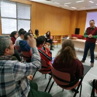 "La visita ha sido de diez, seguro que repetimos", David Ruiz, profesor del Bachillerato de Excelencia IES Alonso de Berruguete (Palencia) que ha visitado el CCHS con sus alumnos