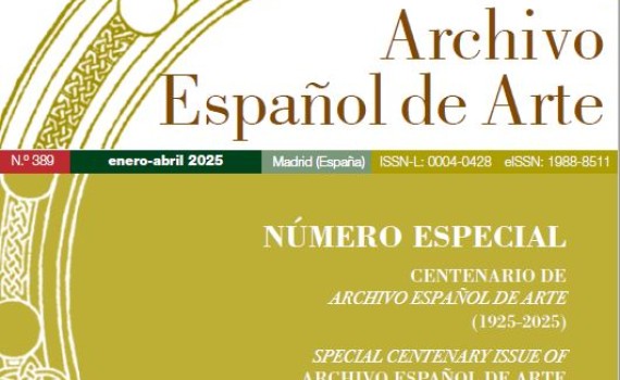 Miguel Cabañas Bravo (IH), en calidad de director de la revista 'Archivo Español de Arte',  escribe el artículo 'Cien años de Archivo Español de Arte (1925-2025). Introducción'