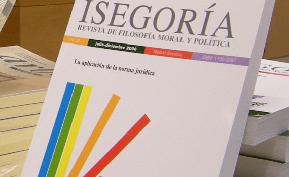 Eulalia Pérez Sedeño (IFS) firma el artículo "Ciencia con valores: hacia una “nueva” filosofía de la ciencia" en el último número de la revista Isegoría