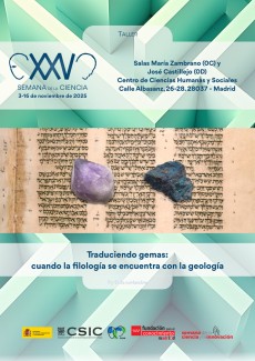 XXV Semana de la Ciencia 2025: "Traduciendo gemas: cuando la filología se encuentra con la geología"