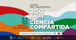 Cartel del evento Jornadas "200 años de ciencia compartida"