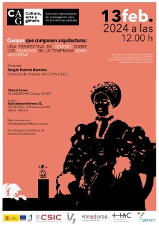 Seminario permanente «Cultura, Arte y Género»: "Una perspectiva de género sobre los palacios de la temprana Edad Moderna" Seminario permanente «Cultura, Arte y Género»: "Una perspectiva de género sobre los palacios de la temprana Edad Moderna"
