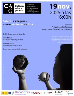 Seminario permanente «Cultura, Arte y Género»: "Suturas e imágenes ante el síndrome de Asia"