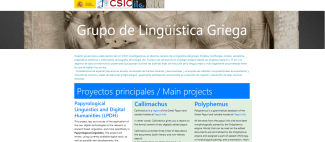 Grupo de Lingüística Griega Grupo de Lingüística Griega