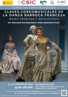 Curso de especialización Claves coreomusicales de la danza barroca francesa Curso de especialización Claves coreomusicales de la danza barroca francesa