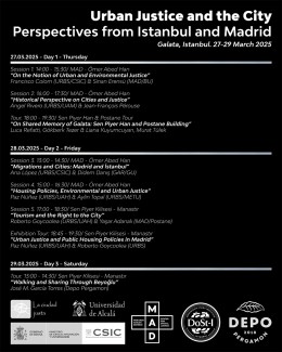 Urban Justice and the City. Perspectives from Istanbul and Madrid Urban Justice and the City. Perspectives from Istanbul and Madrid