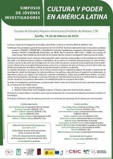 Simposio de jóvenes investigadores "Cultura y poder en América Latina"