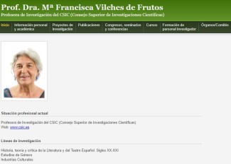 Página personal de Francisca Vilches Página personal de Francisca Vilches