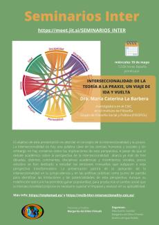 Seminario: "Interseccionalidad: de la teoría a la praxis, un viaje de ida y vuelta" Seminario: "Interseccionalidad: de la teoría a la praxis, un viaje de ida y vuelta"