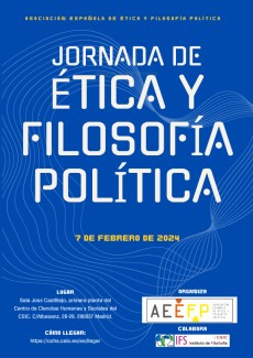 Jornada de la Asociación de Ética y Filosofía Política Jornada de la Asociación de Ética y Filosofía Política