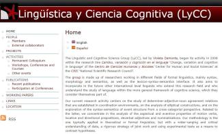 Lingüística y Ciencia Cognitiva (LyCC) Lingüística y Ciencia Cognitiva (LyCC)