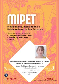 Seminario permanente MIPET «Movilidades, Identidades y Patrimonio en la Era Turística» Seminario permanente MIPET «Movilidades, Identidades y Patrimonio en la Era Turística»