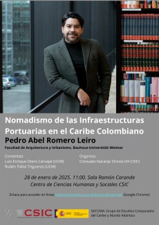 Conferencia: "Nomadismo de las Infraestructuras Portuarias en el Caribe Colombiano" organizada por Chelo Naranjo Conferencia "Nomadismo de las Infraestructuras Portuarias en el Caribe Colombiano" organizada por Chelo Naranjo