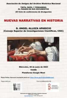 Conferencia "Nuevas narrativas en Historia" Conferencia "Nuevas narrativas en Historia"