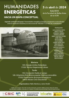 Seminario “Humanidades energéticas: hacia un mapa conceptual” Seminario “Humanidades energéticas: hacia un mapa conceptual”