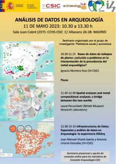 Seminario "Análisis de datos en Arqueología" Seminario "Análisis de datos en Arqueología"