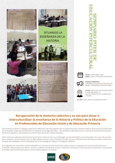 Seminario del Grupo INTER: Situando la enseñanza de la Historia Seminario del Grupo INTER: Situando la enseñanza de la Historia