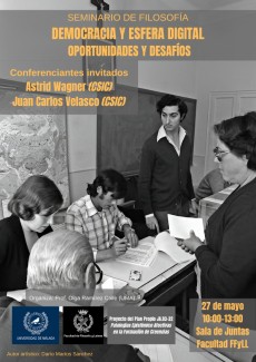 Seminario de Filosofía “Democracia y esfera digital. Oportunidades y desafíos” Seminario de Filosofía “Democracia y esfera digital. Oportunidades y desafíos”