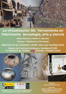 La visualización 3D, herramienta en Patrimonio: tecnología, arte y ciencia