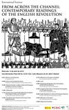 Cartel del seminario International Seminar "From across the channel: Contemporary readings of the English Revolution"